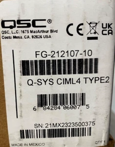 QSC Q-SYS CIML 4 TYPE 2 Expansion Card ( FG-212107-10) - Picture 1 of 2