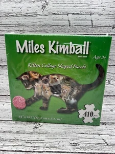Miles Kimball Puzzle Kitten Collage Shaped 410 pieces - Picture 1 of 6