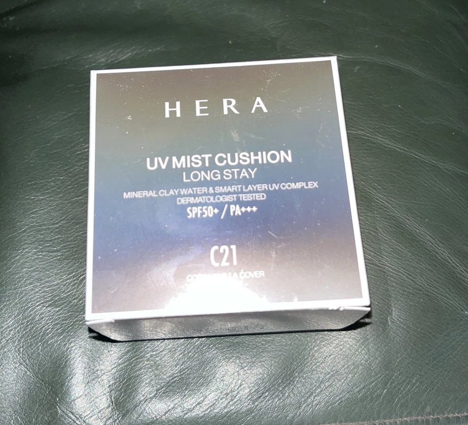 [Hera] UV Mist Cushion Cover C21 Vanilla / 15g+Refill 15g / Amore Korea-Beauty - Image 1 of 2