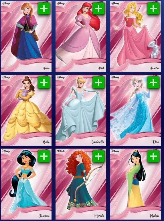 [DIGITAL Topps Disney - Disney Collect Chrome 24 S1 - Pink Princess - Pick - Image 1 of 1