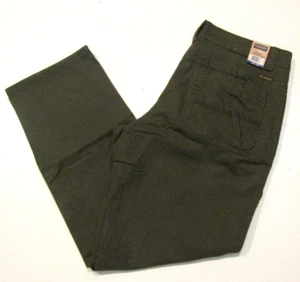 LEGENDARY OUTFITTERS Green Strech Canvas Pants Relaxed Fit 34 W 30 L NWT Mens - Picture 1 of 4