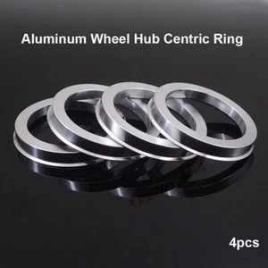 4pcs 73.1 mm to 66.1 mm Hub Centric Rings Wheel Spigot Ring Centre Bore Rings - Picture 1 of 13