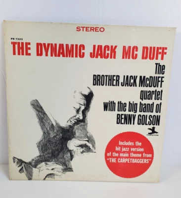 The Dynamic Brother Jack McDuff Benny Golson Vinyl LP Prestige Black Trident EX Foto 1 de 4