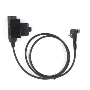 Walkie Talkie Radio Tactical Headset Adapter U94 PTT For Motorola MTH600 MTH650 - Zdjęcie 1 z 7