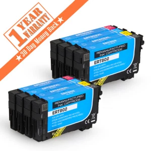 8PK 802XL Compatible Ink Cartridge For Epson WorkForce WF-4730 4720 4734 4740 - Picture 1 of 7