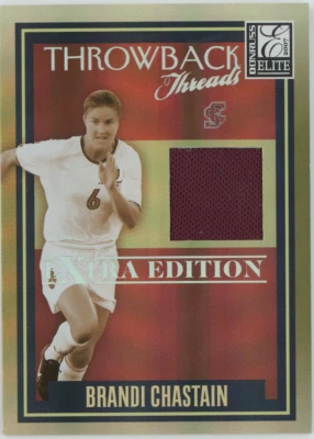 Brandi Chastain 2007 Donruss Throwback Threads edición extra #TT-BC/500 29152 Foto 1 de 3