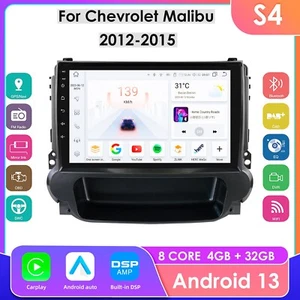 9“ ANDROID 13 CARPLAY FÜR 2012-2015 CHEVROLET MALIBU AUTO STEREO RADIO GPS NAVI - Bild 1 von 24