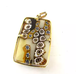 Sterling Silver Murano Glass Pendant - Picture 1 of 9