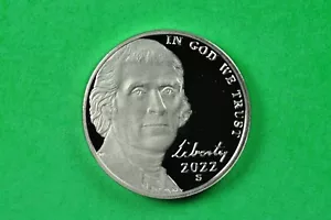 2022-S Deep Cameo Jefferson Nickel US GEM Proof Coin - Picture 1 of 2