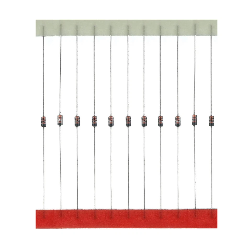 Diodo de conmutación 100 piezas 1N4148 200 mA 100 V DO-35 axial 4148 200 miliamperios 100 voltios Foto 1 de 1