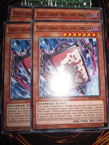YU-GI-OH! COM FLEUR CARDIAN TREFLE AVEC SANGLIER PLAYSET (LOT DE 4) INOV-FR012 - Picture 1 of 1