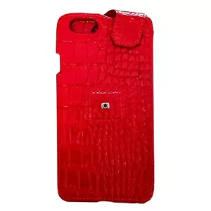 SENA Hampton Flip Red Leather Case for iPhone 5.5”x 2.5” - Picture 1 of 5