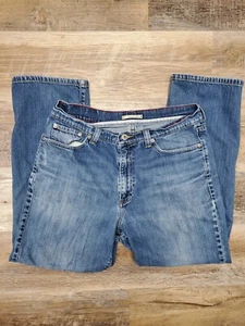 LL Bean Jeans 33x30 Blue Denim 100% Cotton Made in Mexico - Picture 1 of 9