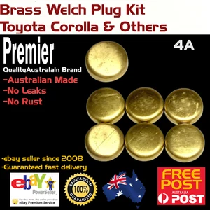 Kit de enchufes Welch de latón enchufes galeses de expansión de latón para Toyota 4A - Imagen 1 de 4