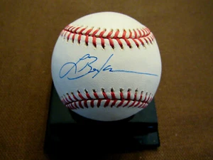 LANCE BERKMAN WSC CARDINALS ASTROS YANKEES ALL-STAR SIGNED AUTO OML BASEBALL jSA - Picture 1 of 3