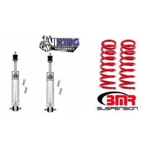 1964-1967 Olds Cutlass Viking Front Double Adjust Shocks BMR 1" Drop Springs - Picture 1 of 13