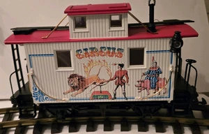 LGB 4165 Circo Bobber Caboose con Caja Escala G Montado y No Usado - Imagen 1 de 10