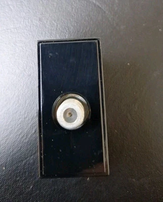 50x Joblot Bulk Modulo Presa TV/SAT Tipo F Connettore Femmina Satellitare Nero  - Immagine 1 di 4