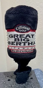 Callaway Driver Great Big Bertha Titanium War Bird Sole Plate Head Cover Vintage - Picture 1 of 7