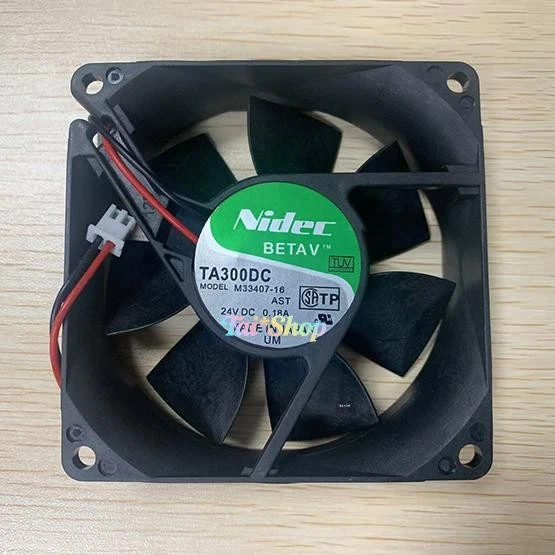 1 Pc. New TA300DC M33407-16 Inverter Cooling Fan 8025 DC24V 0.18A 8CM 2Pin - Image 1 of 1