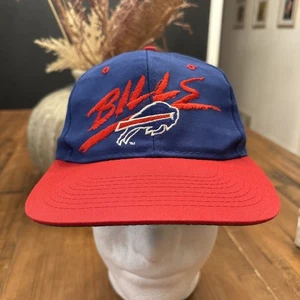 Vintage Buffalo Bills bestickte Snapback Mütze Kappe AJD Spruch Logo - Bild 1 von 7