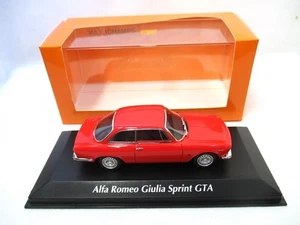 Alfa Romeo Guilia Sprint GTA   1965  Red  Maxichamps  940120440   RARE - Picture 1 of 1