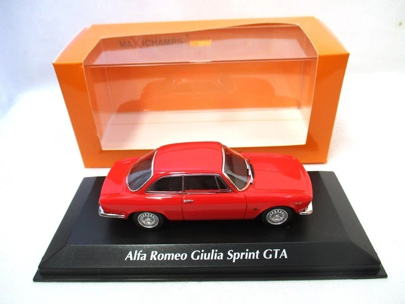 Alfa Romeo Guilia Sprint GTA   1965  Red  Maxichamps  940120440   RARE - Image 1 of 1