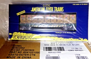 American Flyer 6-41031 PLIBRICO Flat Car w/Load / S Gauge / MIB - Picture 1 of 2