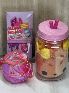 Num Noms SERIE 1 Überraschungsglas Orange Freezie, Snackables, Party Haare RAR - Bild 1 von 5