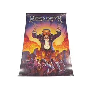 Vintage 90er Megadeth Poster Symphony Of Destruction Grafik 7175 Ed Repka Metal 1992 - Bild 1 von 14