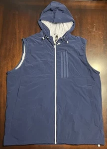 Adidas Ultimate 365 Tour Wind.RDY Giubbotto Golf Uomo XL Blu Navy con Cappuccio - Foto 1 di 11
