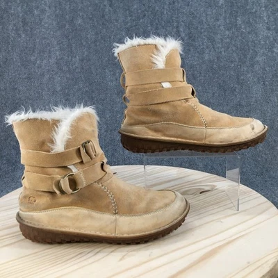 Sorel Boots Womens 9.5 Tootega Thinsulate Winter Snow Boot NL1460 Brown Suede - Image 1 of 4