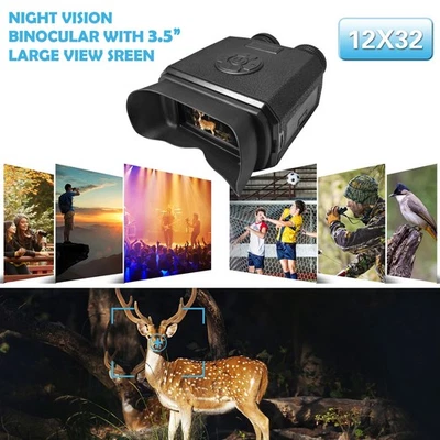 HD Zoom Video Recording Digital Night Vision Infrared Binoculars Scope IR Camera - Image 1 of 4
