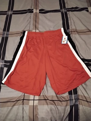Pantalones Cortos Hombre XL Rojo Gildan BALL Nuevos Con Etiquetas Foto 1 de 3