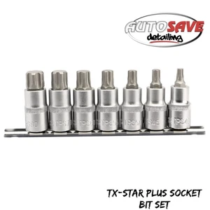Draper - Expert TX-STAR® Plus Socket Bit Set, 1/2" Sq. Dr., 55mm (7 Piece) - Picture 1 of 1