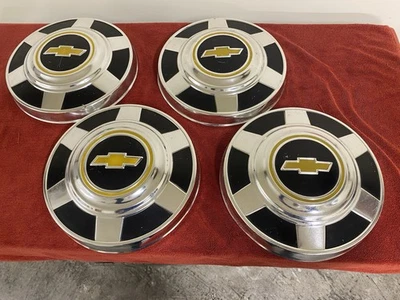 1973-87 C20 Hubcaps Aluminum Set of 4 12” - Image 1 of 4