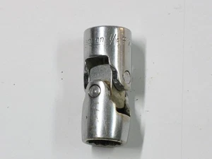 Snap-On Tools 7/16"  3/8" Drive  12 Point Shallow Universal Swivel Socket FVU14 - Picture 1 of 4