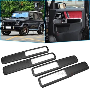 Matte Carbon For Benz G-Class W465 G500 G63 AMG 24+ Grab Handle Door Panel Trims - Picture 1 of 15