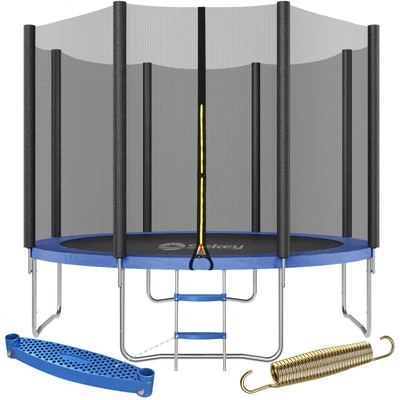 Gartentrampolin Kindertrampolin Trampolin Leiter Netz Komplettset TÜV-geprüft - Bild 1 von 2