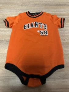 Vintage San Francisco Giants Baby One Piece Size 24 Months Giants Since 1958 - Picture 1 of 6