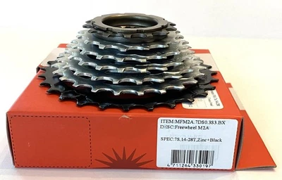 new SunRace MFM2A 7sp bicycle FREEWHEEL M2A 14-28T - Image 1 of 4