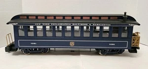 Bachmann G Scale B&O Royal Blue Lighted Observation Passenger Car - New From Set - Picture 1 of 7