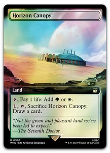 Horizon Canopy (Extended Art) #503 (Foil) (NM) Doctor Who WHO Magic MTG - Picture 1 of 2