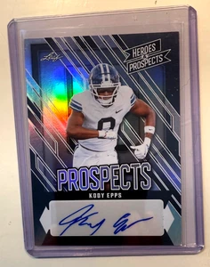 Leaf Heroes & Prospects Kody Epps Rookie/RC 2024 automático #/75 *plateado* - Imagen 1 de 2