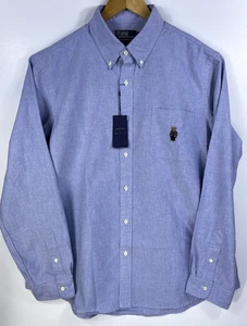 New Polo Ralph Lauren Mens Polo Bear Custom Fit Oxford Shirt Size XXL - Picture 1 of 7