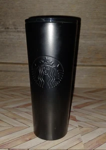 Starbucks Black Metal Insulated Travel Mug Tumbler 24 fl oz Coffee Tea Chocolate - Picture 1 of 7