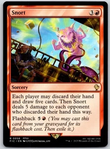 Snort - Commander: FINAL FANTASY FIC- MTG - LP Magic - 58 R - Picture 1 of 2