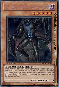YU-GI-OH, STAHLSCHAR-GOTTTESANBETERIN, SCR, HA05-DE047 - Picture 1 of 1