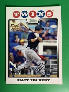2008 Topps Matt Tolbert RC #561 Minnesota Twins - Picture 1 of 2