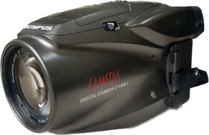 Olympus C-1400L Camedia Black Digital Camera 1.4 MP DigiCam 1997 JAPAN - BROKEN - Bild 1 von 19